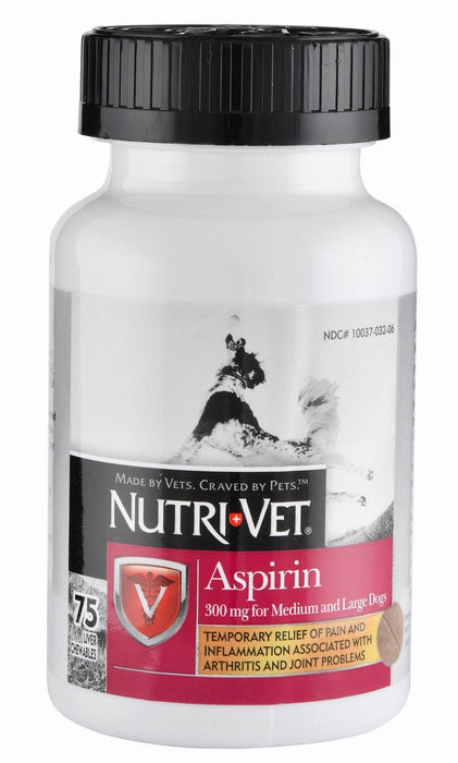 Nutri - Vet Aspirin for Large Dogs - Jeffers - Animal Health & Wellness > Joint Health