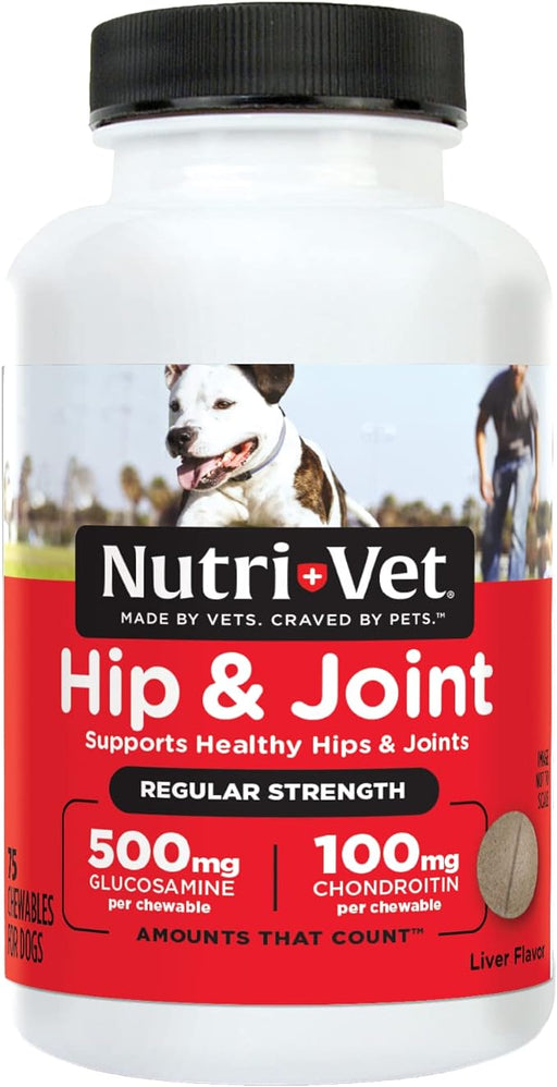 Nutri - Vet Hip & Joint Regular Strength Chewables for Dogs - Jeffers - Animal Health & Wellness > Vitamins & Supplements