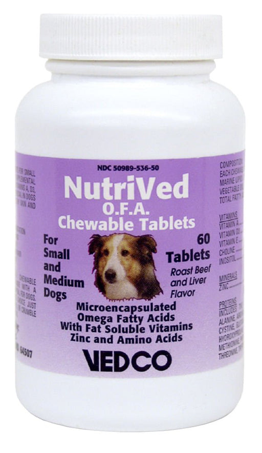 NutriVed O.F.A. for Small and Medium Dogs, 60 ct - Jeffers - Animal Health & Wellness > Vitamins & Supplements