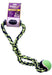 Nuts for Knots Rope Tug with Handle and Tennis Ball, Assorted, 14' - Jeffers - Dog Supplies > Dog Toys