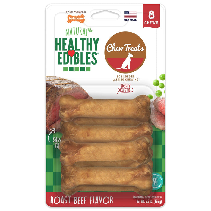 Nylabone Healthy Edibles, Petite (3.5'), 8 pack - Jeffers - Dog Supplies > Dog Treats > Chews