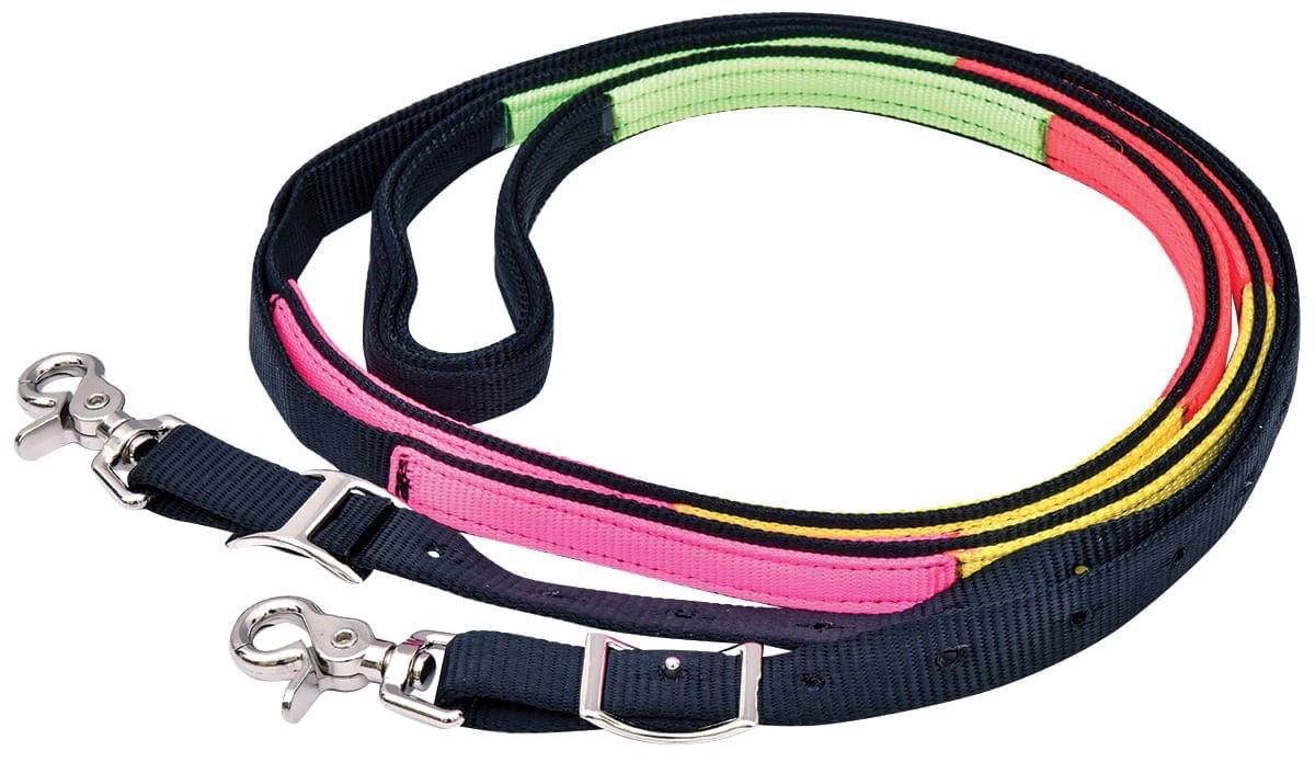 Nylon Schooling Reins - Jeffers - Horse Supplies > Horse Tack > Reins