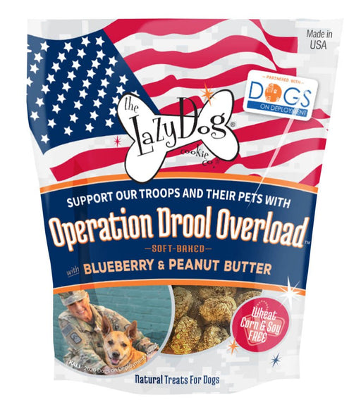 Operation Drool Overload Soft Baked Blueberry/PB - Jeffers - Dog Supplies > Dog Treats > Biscuits & Baked Treats