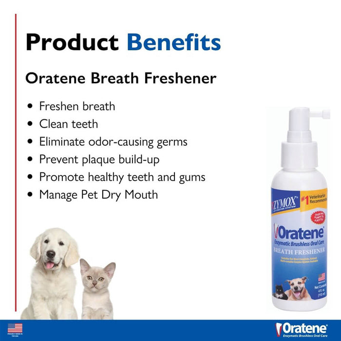 Oratene Brushless Breath Freshener, 4 oz - Jeffers - Animal Health & Wellness > Oral Care