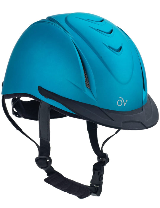 Ovation Metallic Deluxe Schooler Helmet - Jeffers - Horse Supplies > Riding Apparel & Accessories > Equestrian Helmets