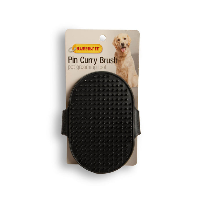 Palm Pin Curry Brush - Jeffers - Animal & Pet Supplies > Pet Grooming > Pet Combs & Brushes