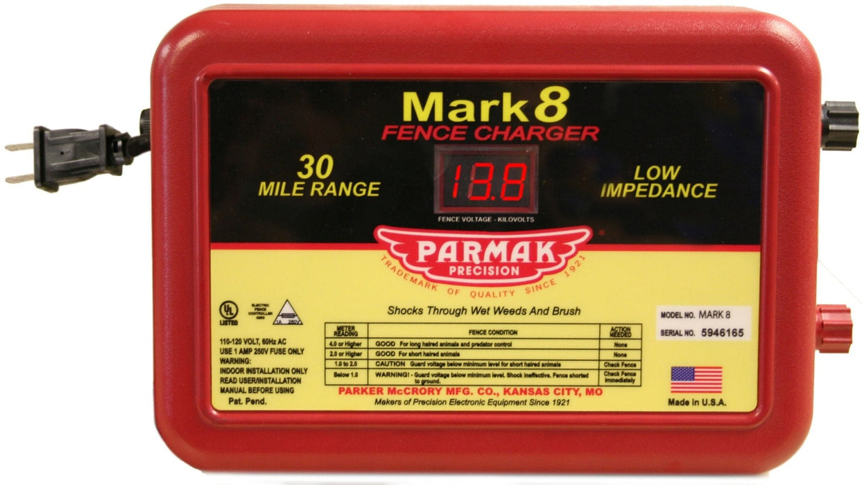 Parmak Mark 8 Fence Charger - Jeffers - Farm & Ranch Supplies > Fencing & Barriers