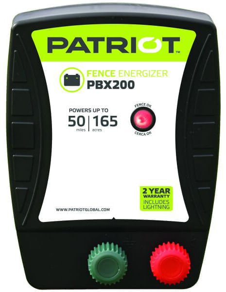 Patriot PBX200 Battery Energizer - Jeffers - Farm & Ranch Supplies > Fencing & Barriers