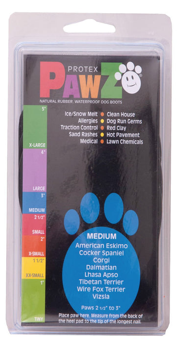 PawZ Dog Boots, Black (12 - pack) - Jeffers - Dog Supplies > Dog Apparel