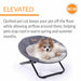 K&H Pet Products Elevated Cozy Cot Color Gray