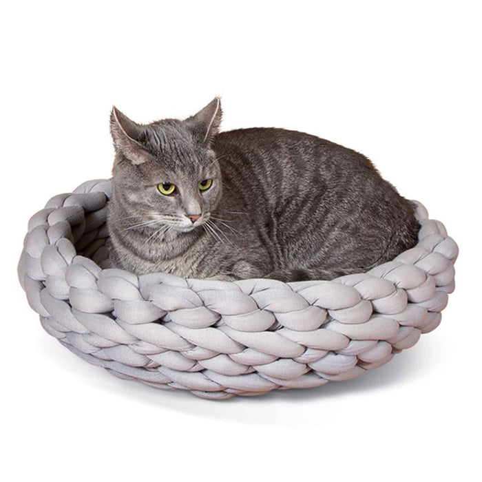 K&H Pet Products Knitted Pet Bed Color Gray