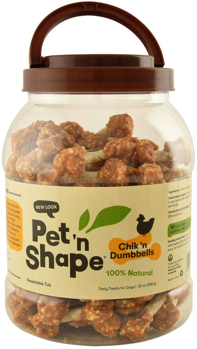 Pet 'n Shape Chik 'n Rice Dumbbells - Jeffers - Dog Supplies > Dog Treats