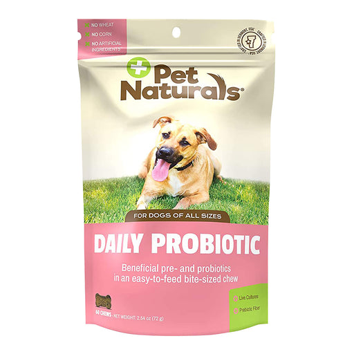 Pet Naturals Daily Probiotic Chew for Dogs, 60 ct - Jeffers - Animal Health & Wellness > Vitamins & Supplements