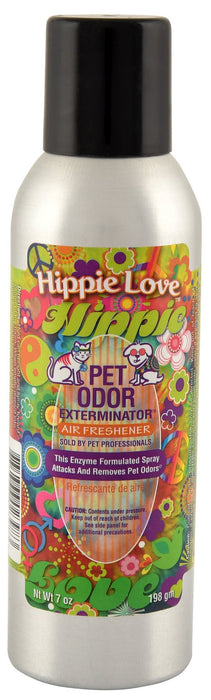 Pet Odor Exterminator Air Freshener Spray, Hippie Love, 7oz - Jeffers - Animal & Pet Supplies > Pet Odor & Stain Removers