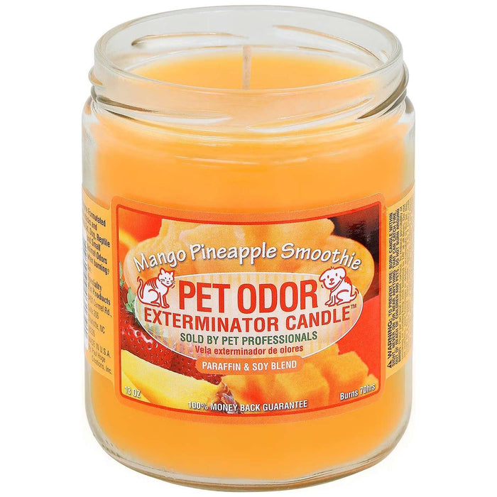 Pet Odor Exterminator Candle, Mango Pineapple Smoothie, 13 oz - Jeffers - Home Goods & Gifts > Home Decor and Candles for Home Improvement