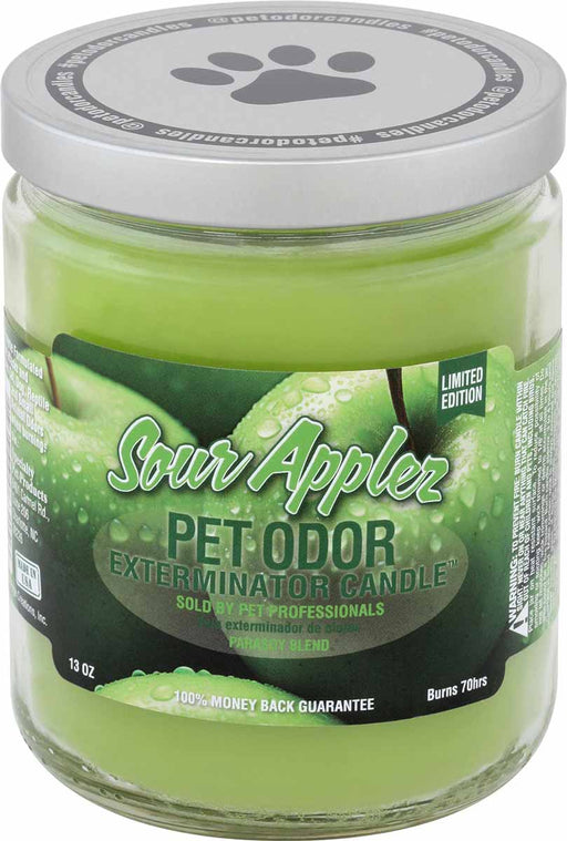 Pet Odor Exterminator Candle, Sour Applez Up, 13oz - Jeffers - Animal & Pet Supplies > Pet Odor & Stain Removers