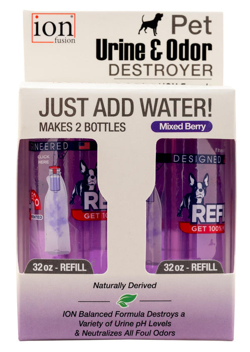 Pet Urine & Odor Destroyer Refill, Mixed Berry, 2 - pk - Jeffers - Animal & Pet Supplies > Pet Odor & Stain Removers