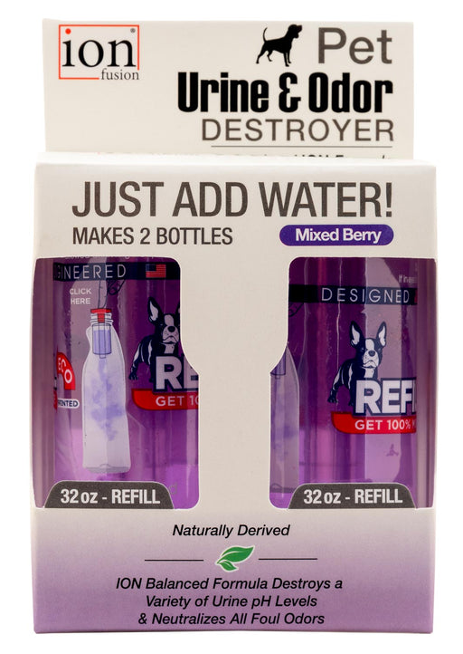 Pet Urine & Odor Destroyer Refill, Mixed Berry, 2 - pk - Jeffers - Animal & Pet Supplies > Pet Odor & Stain Removers