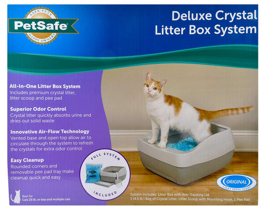 PetSafe Deluxe Crystal Litter Box System (& Accessories) - Jeffers - Cat Supplies > Cat Litter Boxes