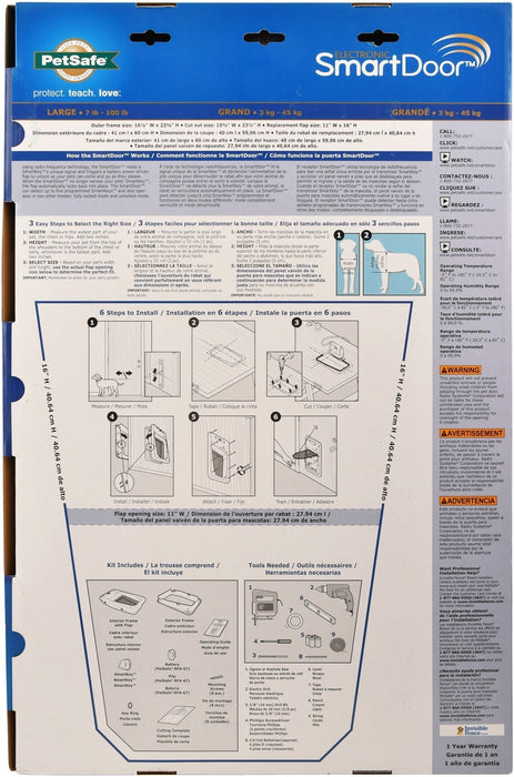 PetSafe Electronic Smart Door - Jeffers - Animal & Pet Supplies > Pet Doors