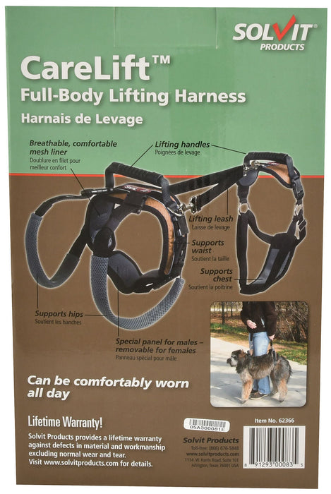 PetSafe Solvit CareLift Lifting Aid, Full Body - Jeffers - Dog Supplies > Dog Apparel > Dog Collars, Harnesses, & Leashes