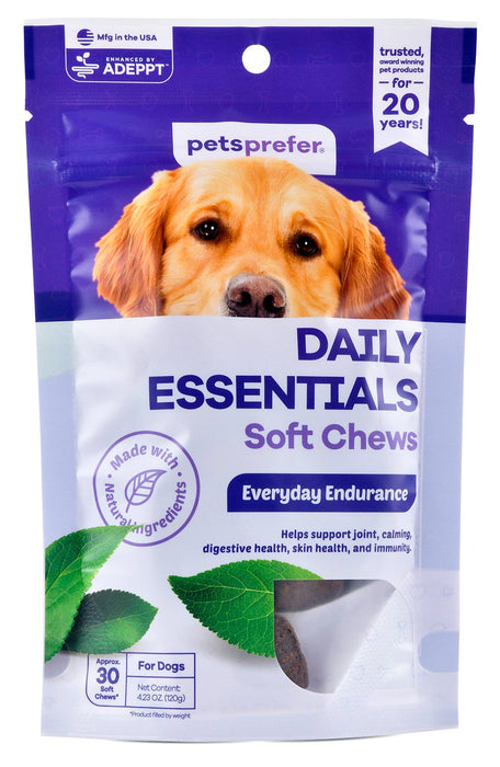 PetsPrefer Daily Essentials Soft Chews w/ ADEPPT - Jeffers - Animal Health & Wellness > Vitamins & Supplements