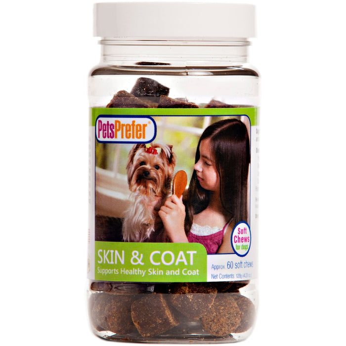 PetsPrefer Skin & Coat Soft Chews - Jeffers - Animal Health & Wellness > Skin & Coat Care