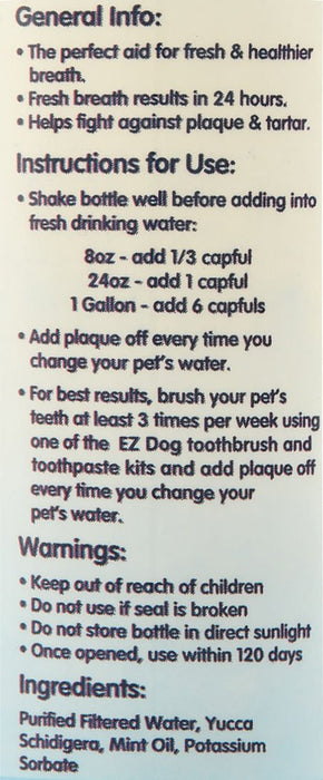 Plaque Off, 16 oz - Jeffers - Animal Health & Wellness > Oral Care