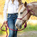 Poly Braided Rope Horse Halter with Lead - Jeffers - Horse Supplies > Horse Tack > Horse Halters