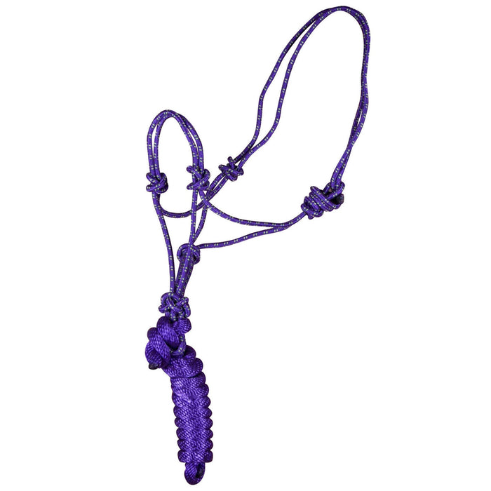 Poly Braided Rope Horse Halter with Lead - Jeffers - Horse Supplies > Horse Tack > Horse Halters