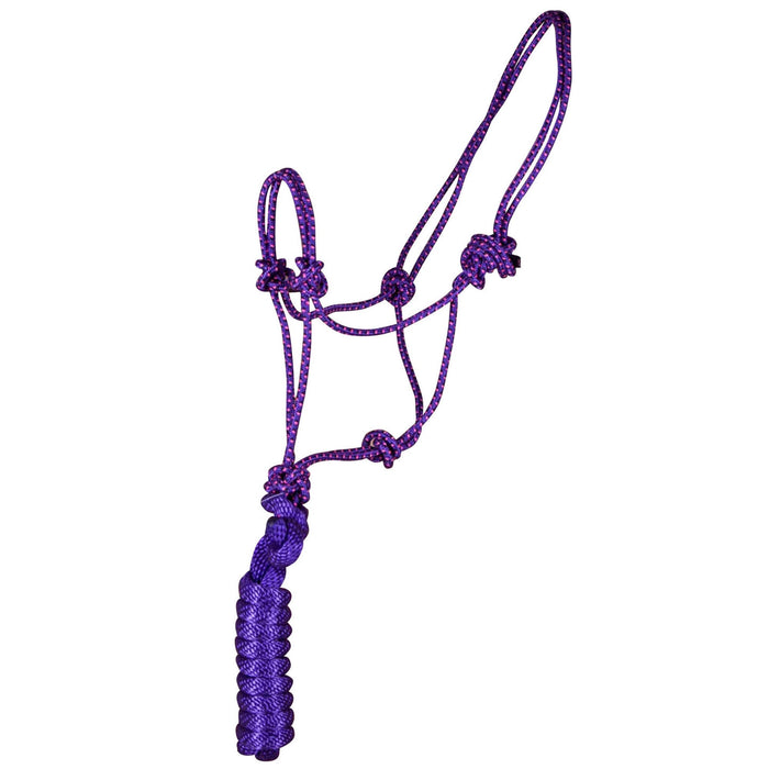 Poly Braided Rope Horse Halter with Lead - Jeffers - Horse Supplies > Horse Tack > Horse Halters