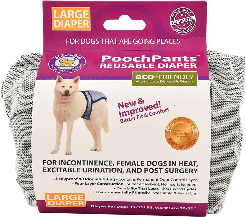 PoochPants Reusable Dog Diapers - Jeffers - Animal & Pet Supplies > Pet Training Aids