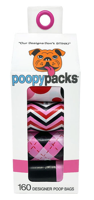 Poopy Packs 8 Rolls Dog Poop Bags - Jeffers - Animal & Pet Supplies > Pet Waste Disposal Systems & Tools