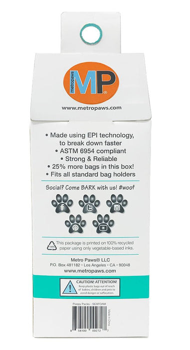 Poopy Packs 8 Rolls Dog Poop Bags - Jeffers - Animal & Pet Supplies > Pet Waste Disposal Systems & Tools