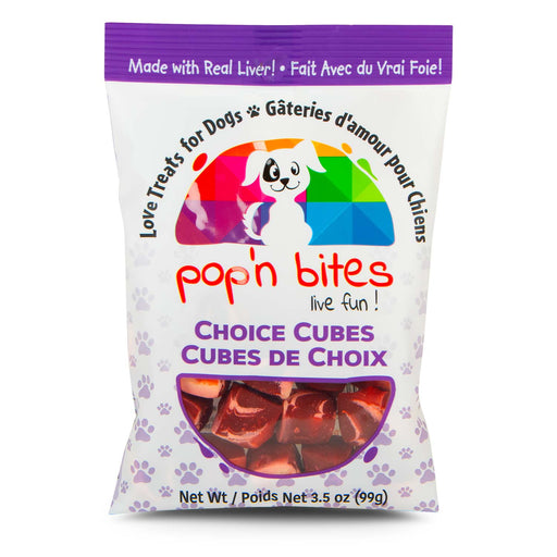 Pop'n Bites Choice Cubes 3.5oz - Jeffers - Dog Supplies > Dog Treats