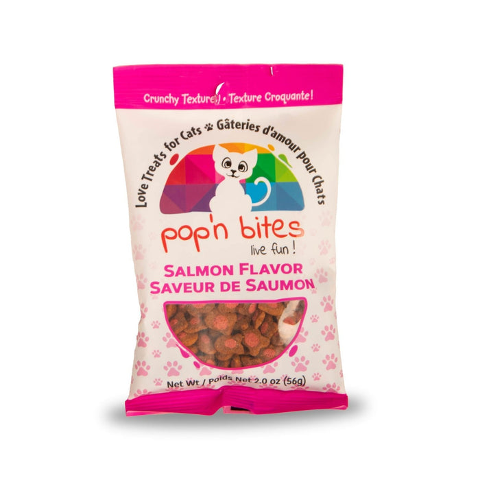 Pop'n Bites Salmon Flavor Cat Treats, 2 oz - Jeffers - Cat Supplies > Cat Treats