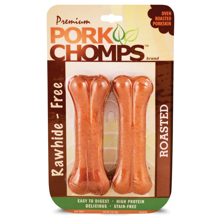 Pork Chomps Pressed Roasted Bones - Jeffers - Dog Supplies > Dog Treats > Bones