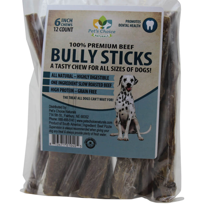 Premium All Natural Dog Pizzle Chews, 6' - Jeffers - Dog Supplies > Dog Treats > Chews