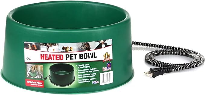 Premium Heated Water Bowl, 1.5 Gallon - Jeffers - Animal & Pet Supplies > Pet Bowls, Feeders & Waterers