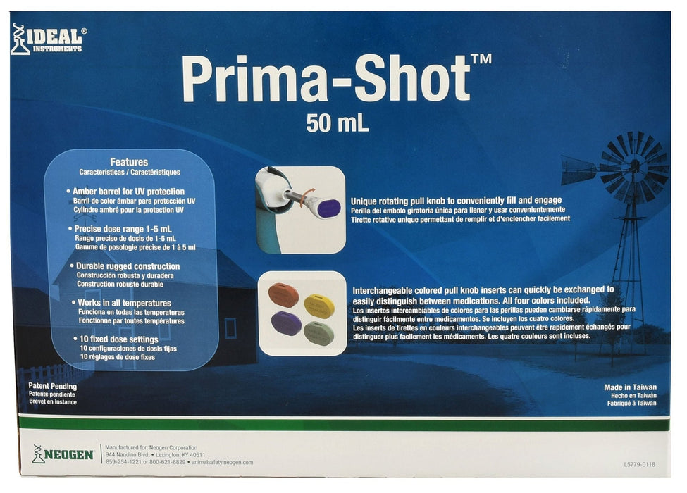 Prima Shot 50 cc Repeater Syringe - Jeffers - Animal Health & Wellness > Medical Supplies