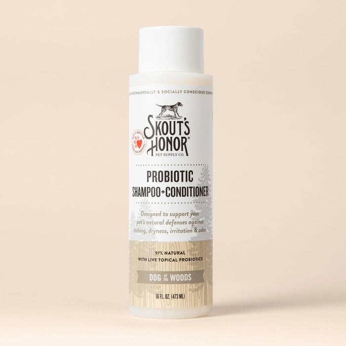 Probiotic Shampoo+Conditioner, 16 oz - Jeffers - Animal & Pet Supplies > Pet Grooming > Pet Shampoo & Conditioner