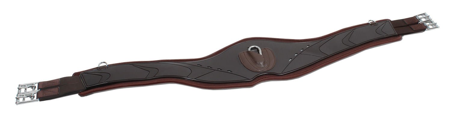 Professional's Choice Contoured Jump Girth, Brown - Jeffers - Horse Supplies > Horse Tack > Cinches