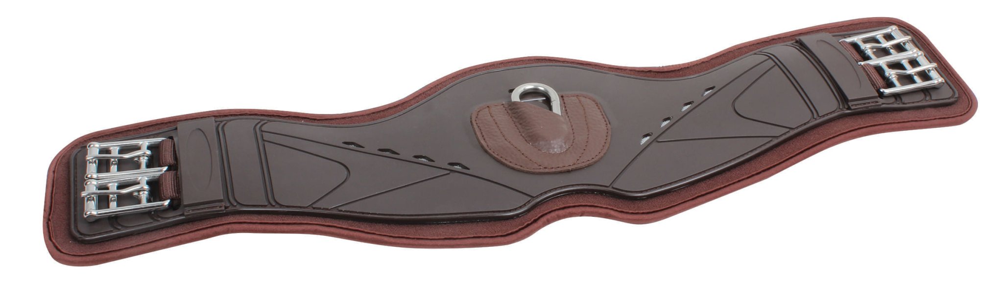 Professional's Choice Contoured Monoflap Girth, Chocolate - Jeffers - Horse Supplies > Horse Tack > Cinches