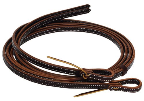 Professional's Choice Oiled 2 - Ply Latigo Reins, Burgundy - Jeffers - Horse Supplies > Horse Tack > Reins