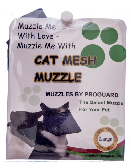 ProGuard Mesh Cat Muzzle - Jeffers - Cat Supplies > Cat Apparel > Cat Collars, Harnesses, & Leashes