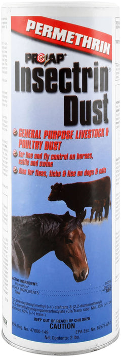 Prozap Insectrin Dust, 2 lb shaker - Jeffers - Animal Health & Wellness > Fly & Insect Control