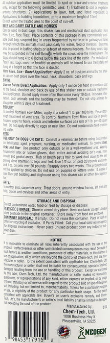 Prozap Insectrin Dust, 2 lb shaker - Jeffers - Animal Health & Wellness > Fly & Insect Control