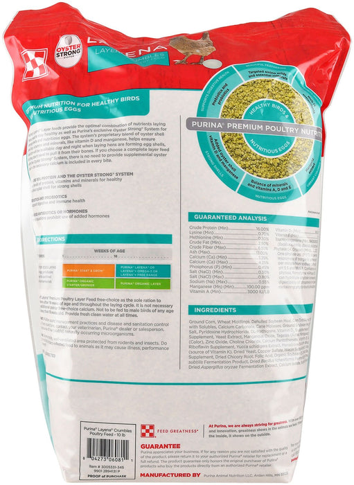 Purina Layena Crumbles - Jeffers - Poultry Supplies > Poultry Supplies