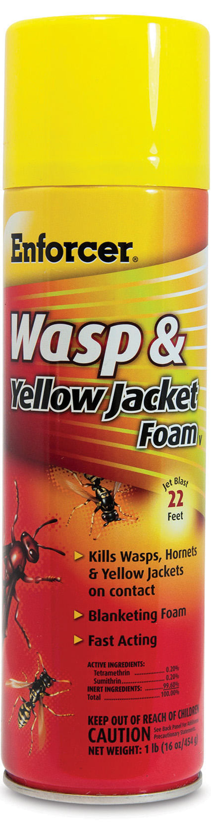 Enforcer Wasp & Yellow Jacket Foam, 16 oz -   