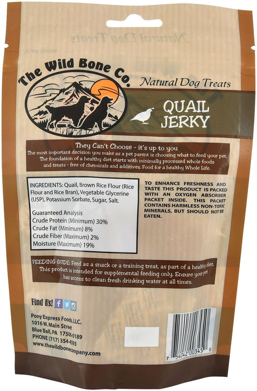 Quail Jerky - Jeffers - Dog Supplies > Dog Treats > Jerky & Sausages